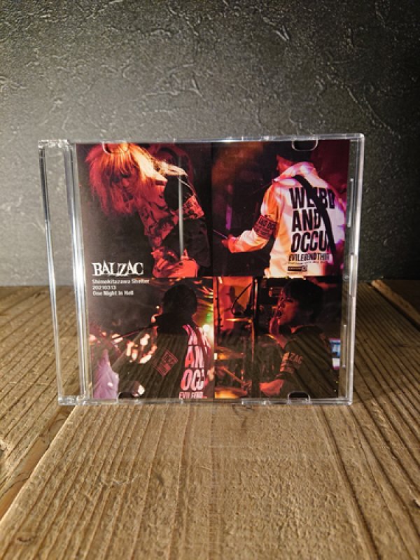 ☆BALZAC DVD 地獄の一夜　下北沢シェルター ☆BALZAC DVD 地獄の一夜 下北沢シェルター ☆BALZAC DVD 地獄の