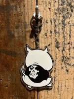 画像2: BALZAC × DEMENTIA THIRTEEN 骨Tデビロック猫 ACRYLIC KEYCHAIN (2)