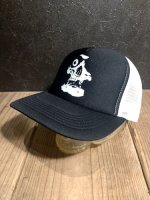 画像1: SKULL MESH CAP（WH/BKパネル） (1)