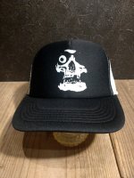 画像2: SKULL MESH CAP（WH/BKパネル） (2)