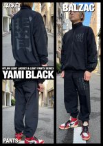 画像2: BALZAC/ YAMI "闇" BLACK NYLON LIGHT PANTS (2)
