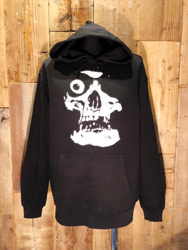 スモール SKULL/WEIRD PULLOVER BIG HOODIE - SHOCKER