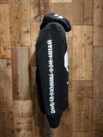 画像3: USUGROW BAT ZIP UP HOODIE（ブラック） (3)