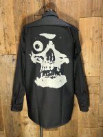 画像1: SKULL LONG SLEEVE WORK SHIRT (1)