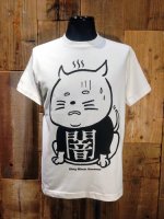 画像1: BALZAC × DEMENTIA THIRTEEN 『闇T熱中症猫』Tシャツ (1)