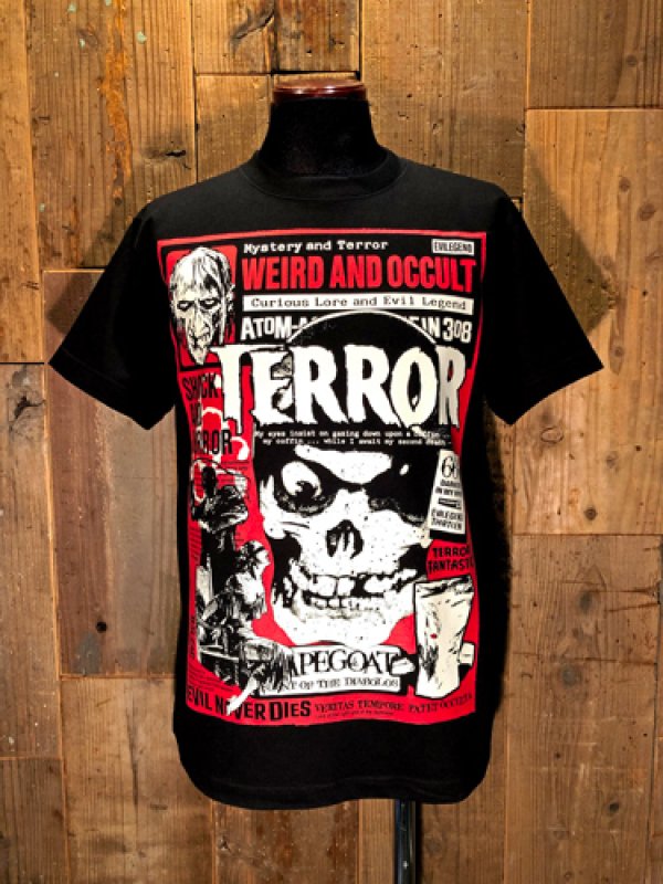 TERROR “666” T-SHIRT (BK/RD) - SHOCKER