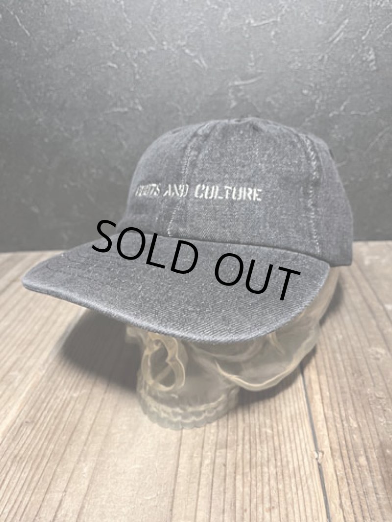 画像1: Roots and Culture Baseball Low Cap-denim (black) (1)