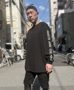 画像1: CULTURE/ ROOTS AND CULTURE LONG SLEEVE TEE (BLACK) (1)