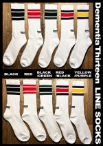 画像2: DEMENTIA THIRTEEN LINE SOCKS (5 Colors) (2)