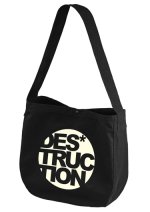 画像2: DES*TRUCTION NEWSPAPER BAG（BK） (2)