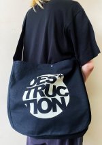 画像4: DES*TRUCTION NEWSPAPER BAG（BK） (4)