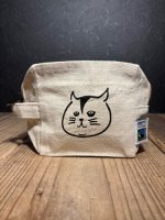 画像2: デビロック猫 ミニミニスクエアタイプポーチ (2)