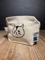 画像3: デビロック猫 ミニミニスクエアタイプポーチ (3)