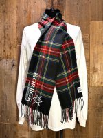 画像1: HORROR CASHMERE TOUCH MUFFLER (RED CHECK) (1)