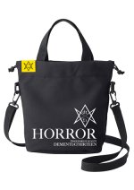 画像2: “HORROR” RECYCLE POLYESTER PURSE mini BAG（BLACK） (2)
