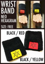 画像1: NEO HEXAGRAM PILE WRISTBAND (1)