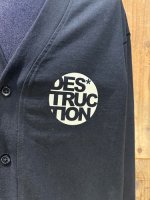 画像3: “DES*TRUCTION” 10.0oz. COTTON CARDIGAN (3)