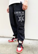 画像2: “HORROR” VERSATILE NYLON PANTS (BLACK) (2)