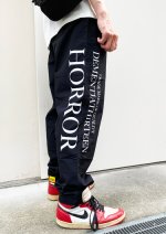 画像3: “HORROR” VERSATILE NYLON PANTS (BLACK) (3)