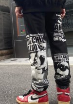 画像8: UN CHIEN ANDALOU BIG PRINT SWEAT PANTS (8)