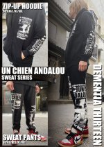 画像9: UN CHIEN ANDALOU BIG PRINT SWEAT PANTS (9)