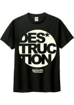 画像4: DES*TRUCTION TEE (ブラック) (4)