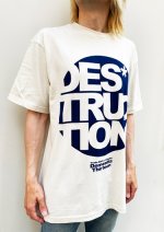 画像2: DES*TRUCTION TEE (ライトベージュ) (2)