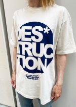 画像3: DES*TRUCTION TEE (ライトベージュ) (3)