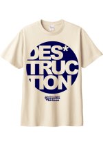 画像4: DES*TRUCTION TEE (ライトベージュ) (4)