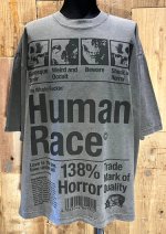 画像1: FUCKIN’ HUMAN RACE DROP SHOULDER TEE (シャドウ) (1)