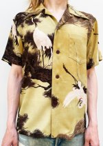 画像2: DEMENTIA THIRTEEN SPECIAL EDITION “松浪鶴” ALOHA SHIRT (2)