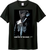 画像2: 『DARK LORE - CAME OUT OF THE GRAVE 2024』：紙袋男 Tシャツ（ブラック） (2)