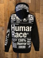 画像2: 『12.5オンス・ヘビーオンスフーディーシリーズ』 HUMAN RACE PULL HOODIE (ブラック) (2)