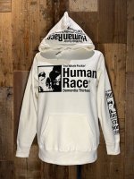 画像1: 『12.5オンス・ヘビーオンスフーディーシリーズ』 HUMAN RACE PULL HOODIE (ホワイト) (1)