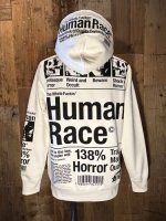 画像2: 『12.5オンス・ヘビーオンスフーディーシリーズ』 HUMAN RACE PULL HOODIE (ホワイト) (2)