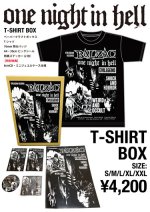 画像1: ONE NIGHT IN HELL TシャツBOX・Tシャツ (1)