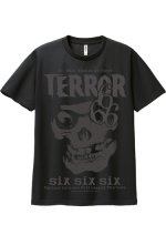 画像1: SKULL 666 LIGHT DRY T-SHIRT (4.4 オンス) 〜ブラック・ブラック〜 (1)