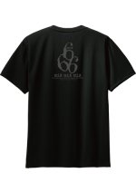 画像2: SKULL 666 LIGHT DRY T-SHIRT (4.4 オンス) 〜ブラック・ブラック〜 (2)