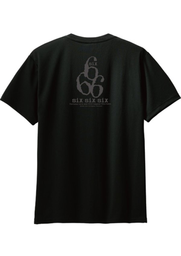 SKULL 666 LIGHT DRY T-SHIRT (4.4 オンス) 〜ブラック