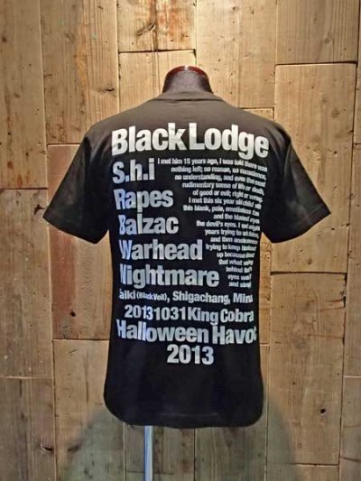 画像1: BLACK LODGE -Halloween havoc 2013- T-SHIRT