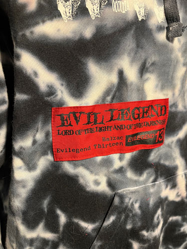 BALZAC EVIL LEGEND 1993 CUSTOM ZIP WORKSHIRT & HOODIE』SHOCKER