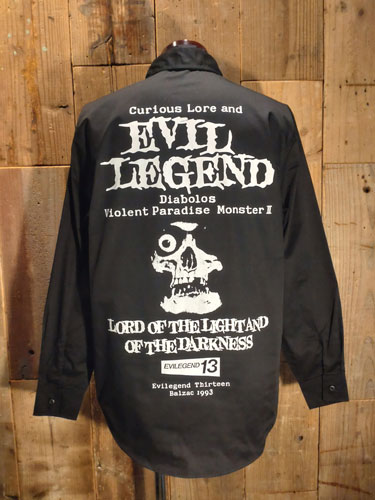 BALZAC EVIL LEGEND 1993 CUSTOM ZIP WORKSHIRT & HOODIE』SHOCKER