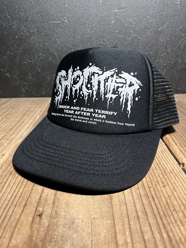 画像1: SHOCKER / PUSHEAD LOGO MESH CAP（BK） (1)