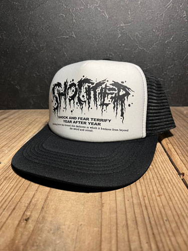 画像1: SHOCKER / PUSHEAD LOGO MESH CAP（BK/WHパネル） (1)