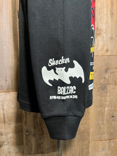 SHC 22th. ANNIVERSARY BALZAC×SHOCKER W-NAME ロングスリーブ T-SHIRT 